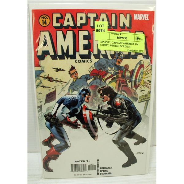 MARVEL CAPTAIN AMERICA #14 COMIC, WINTER SOLDIER