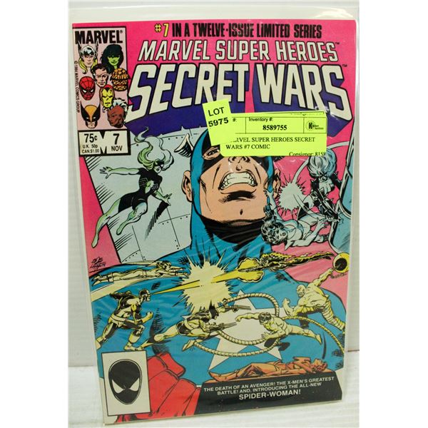 MARVEL SUPER HEROES SECRET WARS #7 COMIC
