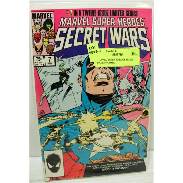 MARVEL SUPER HEROES SECRET WARS #7 COMIC