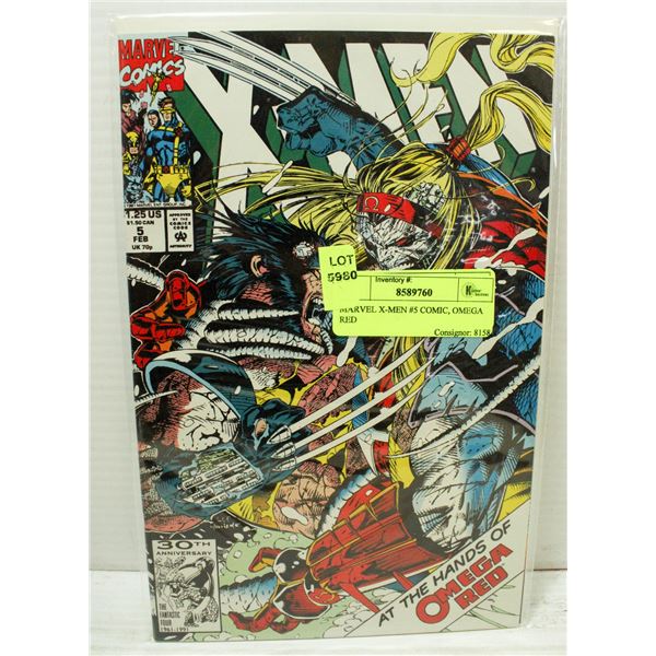 MARVEL X-MEN #5 COMIC, OMEGA RED