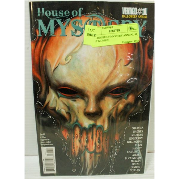 DC HOUSE OF MYSTERY ANNUAL #1, 1ST IZOMBIE