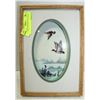 Image 1 : FRAMED HANDCRAFT ART GEESE