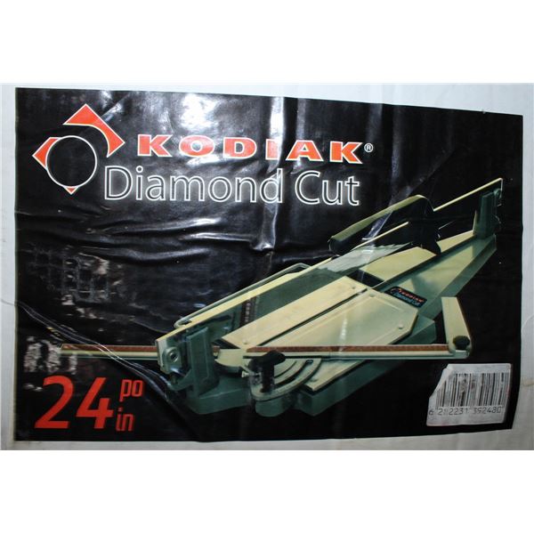 KODIAK DIAMOND CUT TILE CUTTER, NEW IN BOX, 24"