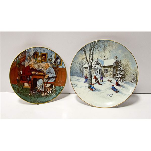 COLLECTOR PLATES - NORMAN ROCKWELL, LOUIS DALI,