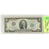 Image 1 : 1976 U.S. $2 BILL GREEN SEAL