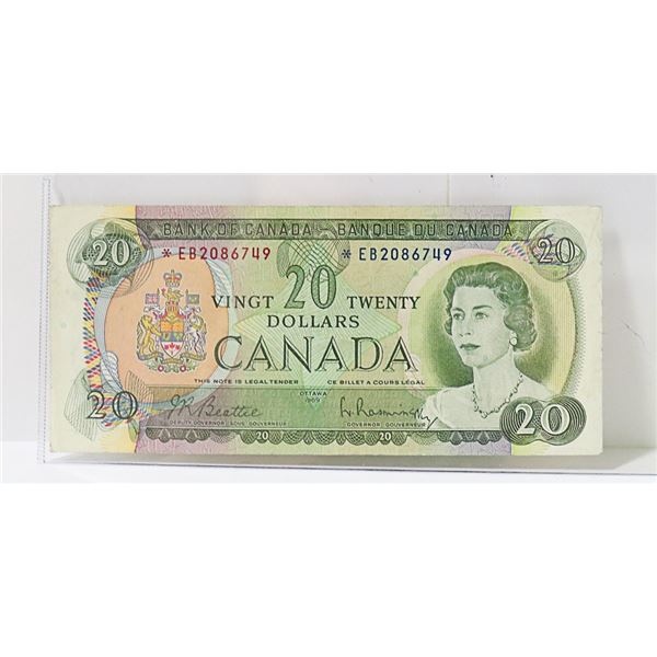 CANADIAN 1969 REPLACEMENT $20 BILL