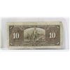 Image 2 : CANADIAN 1937 $10 BILL