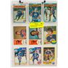 Image 1 : 9 X VINTAGE OILERS CARDS WITH STARS OLD SCHOOL