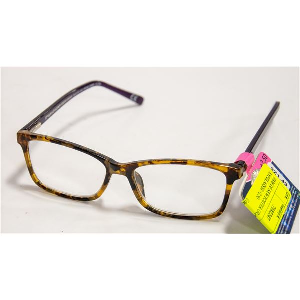 PAIR OF NEW FOSTER GRANT EYEGLASSES +2.50