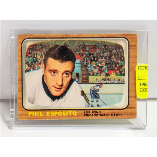 1966-67 PHIL ESPOSITO CARD NHL HOF