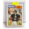 Image 1 : DOUG FLUTIE HI GRADE ROOKIE CARD BEARS NFL