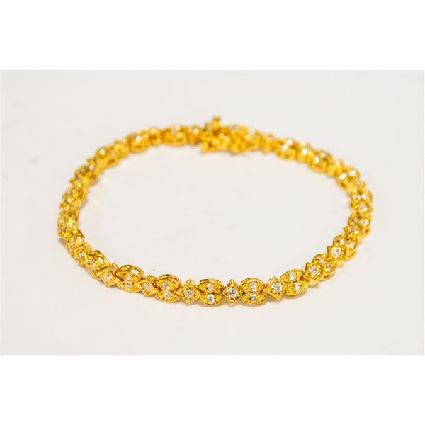 CUBIC ZIRCONIA WOMENS BRACELET