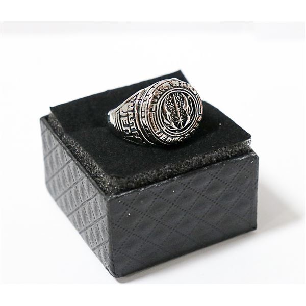 SILVER PLATED STAR WARS: JEDI ORDER RING SIZE 11