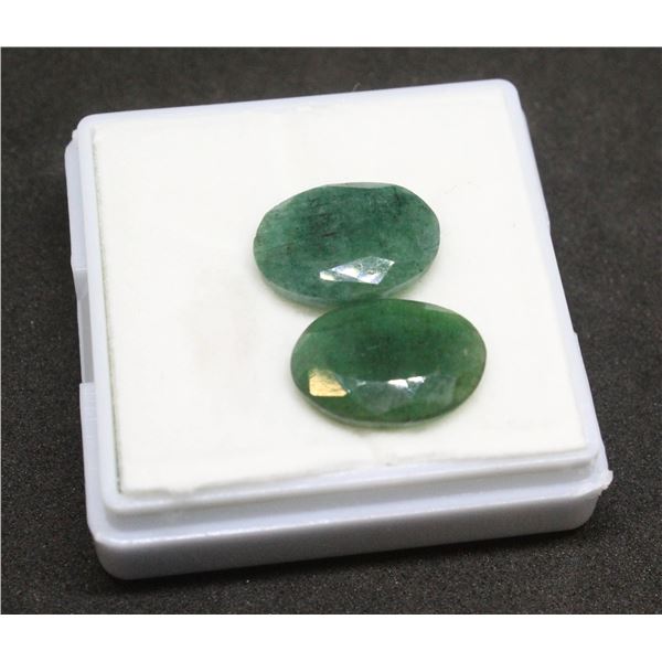 #82-GREEN JADE STYLE GEMSTONES 15.60CT