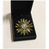 Image 1 : ESTATE RHINESTONE FLOWER DESIGN BROOCH