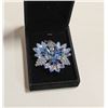 Image 1 : ESTATE RHINESTONE FLOWER DESIGN BROOCH