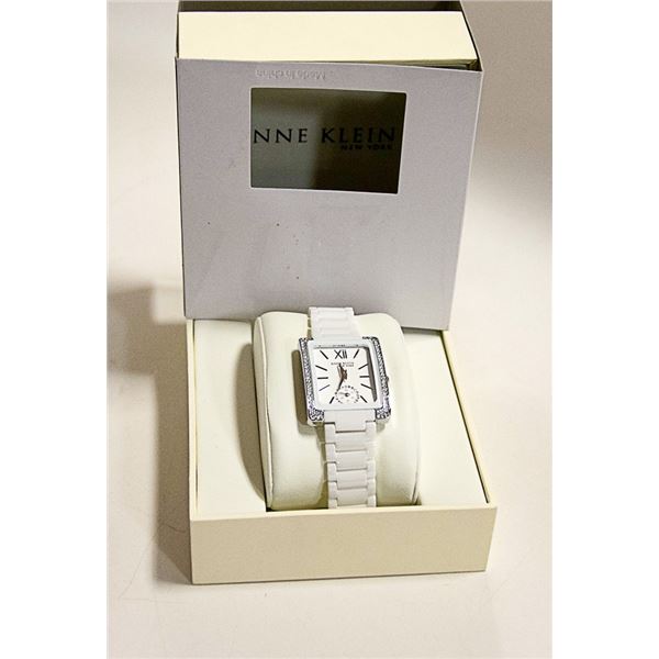 ANNE KLEIN NEW YORK CERAMIC WATCH / BAND