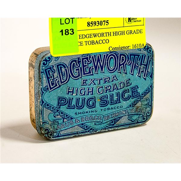 ANTIQUE EDGEWORTH HIGH GRADE PLUS SLICE TOBACCO