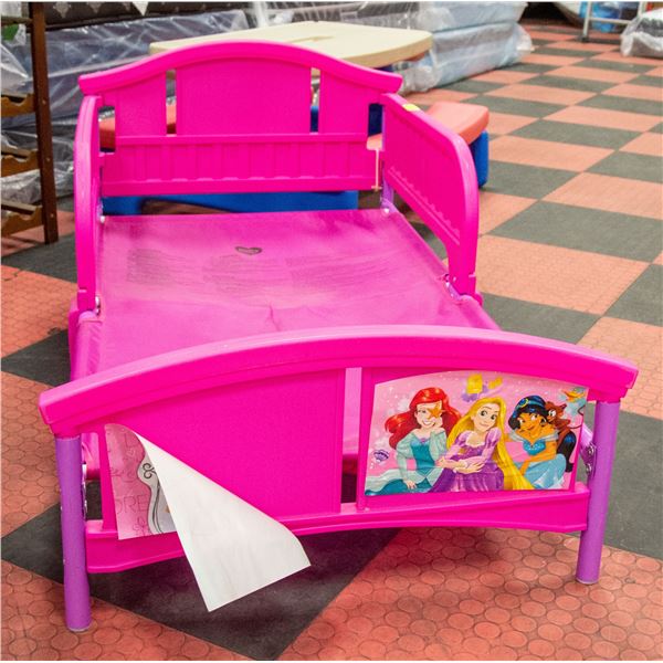 WALT DISNEY TODDLER BED - DARK PINK