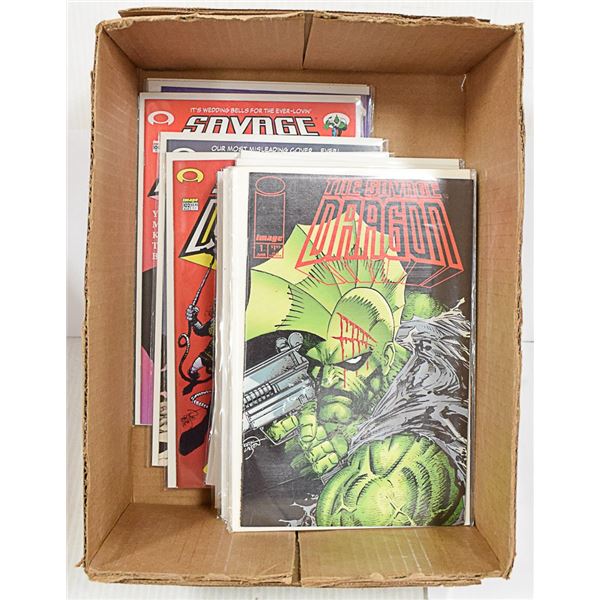 BIG COMICS LOT OF ALL SAVAGE DRAGON COMIC BOOKS