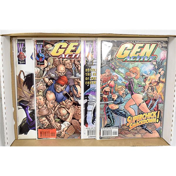 GEN ACTIVE FULL MINI SERIES #1-6 COMIC BOOKS IMAGE