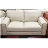 OFF WHITE GENUINE LEATHER LOVE SEAT