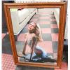 Image 1 : CHERYL LADD RETRO MIRROR APPROX 32" X 24"