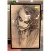 Image 1 : JOKER PICTURE APPROX 24" X 36" FRAMED