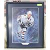 Image 1 : FRAMED EDMONTON OILERS " SPIRIT AND SPEED" 28"