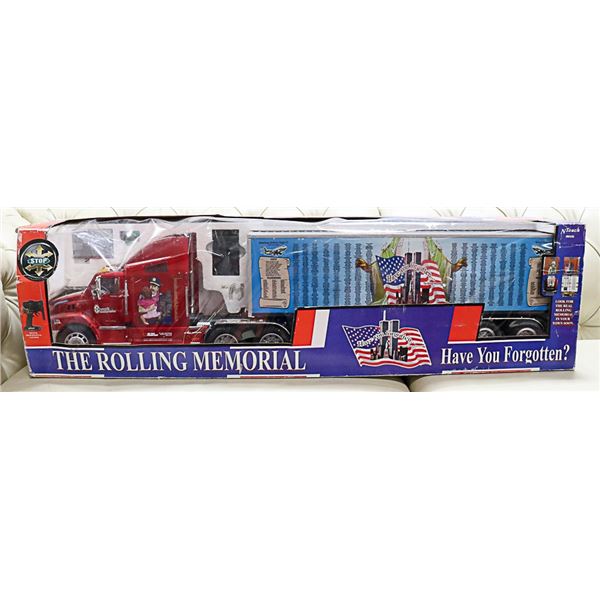 ROLLING MEMORIAL REMOTE CONTROL SEMI TRUCK DIECAST