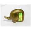 Image 1 : ELEPHANT BRASS COIN BANK APPROX 3" TALL