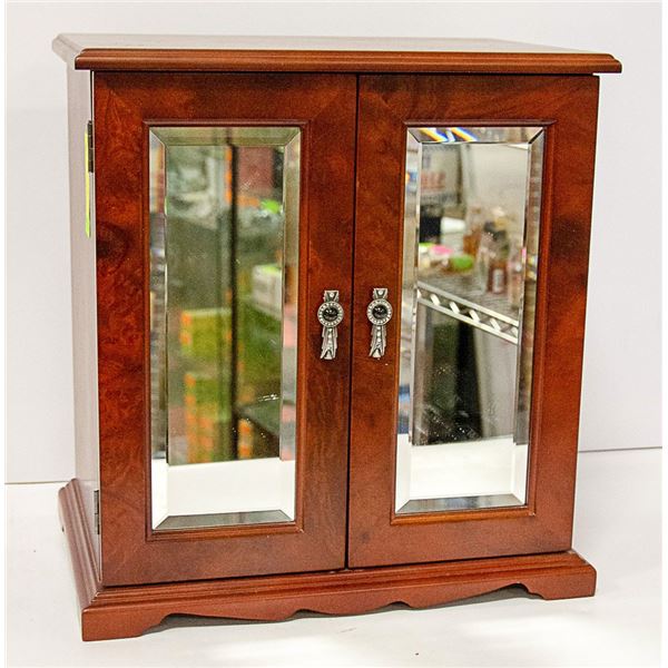 BOMBAY COMPANY WOODEN JEWELLRY CABINET