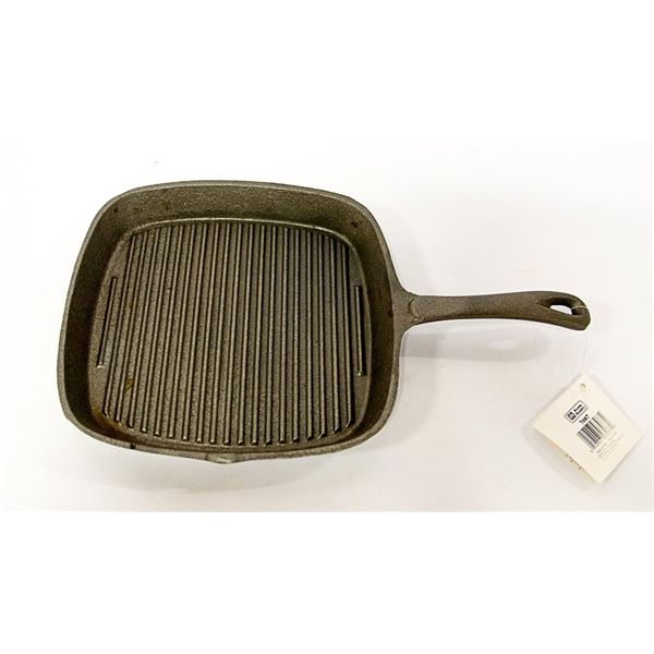 NEW 9  X 9  SQUARE CAST IRON GRIDDLE