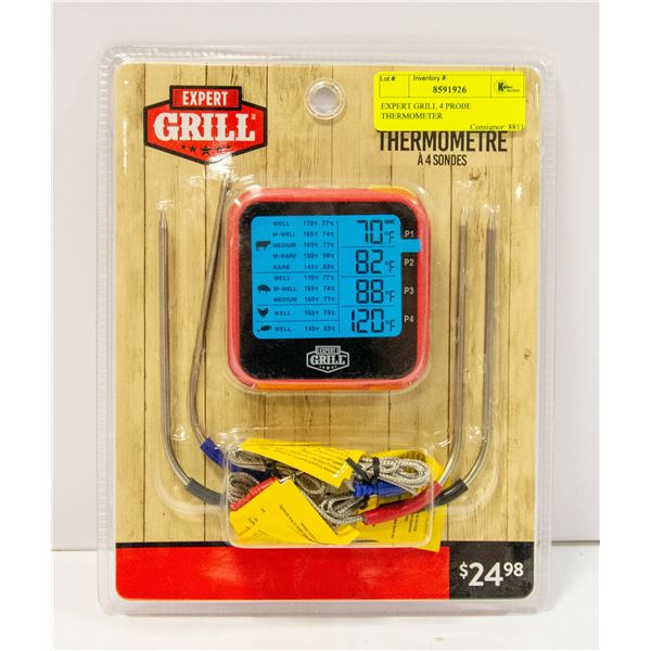 EXPERT GRILL 4 PROBE THERMOMETER