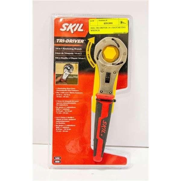 SKIL TRI-DRIVER 14-1 RATCHETING WRENCH