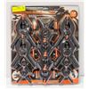 12PC HEAVY DUTY SPRING CLAMPS