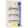 FOSTER GRANT READING GLASSES 3 PACK +2.50