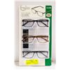 FOSTER GRANT READING GLASSES 3 PACK +2.00