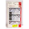 FOSTER GRANT LADIES READING GLASSES 3 PACK +3.00