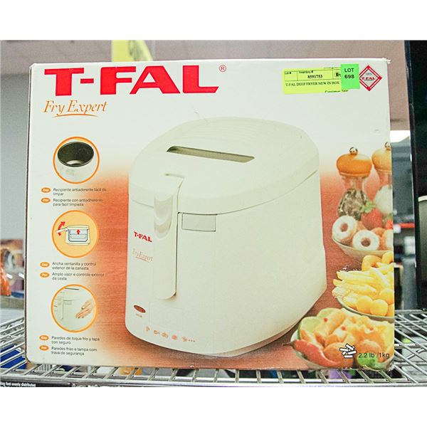 T-FAL DEEP FRYER NEW IN BOX