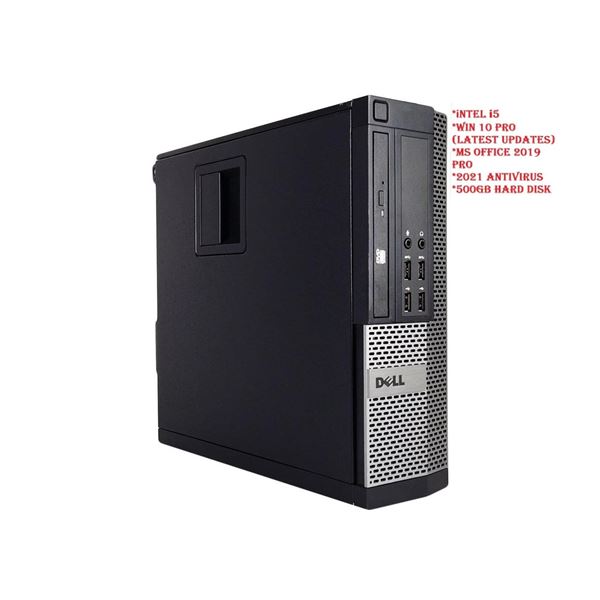 FULL UPDATED WORKING DELL DESKTOP INTEL i5/500 GB