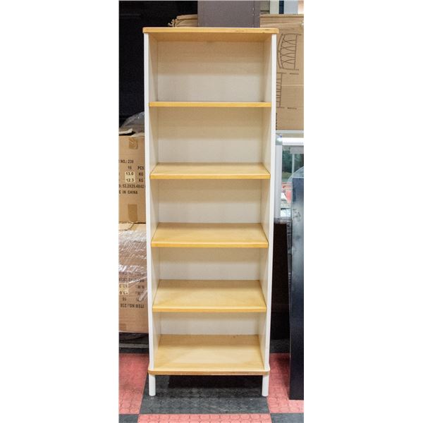 5-TIER WOOD SHELVING UNIT WITH LEGS