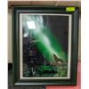 Image 1 : FRAMED WOLF ART 24" X 20"
