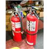 Image 1 : PAIR OF X 10LBS CHARGED FIRE EXTINGUISHER