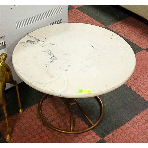 VINTAGE ESTATE METAL BASED COFFEE TABLE