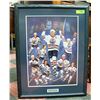 Image 1 : EDMONTON OILERS FRAMED "CAPTAINS' LEGACY" 29" X