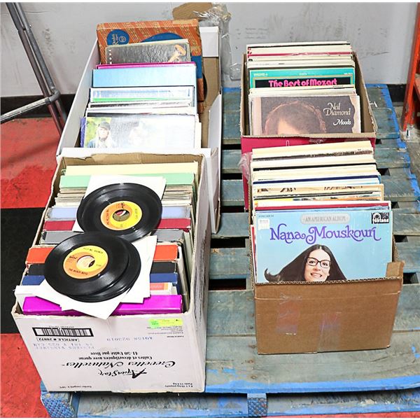 ESTATE PALLET LP RECORD ALBUMS