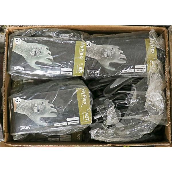 LOT OF HYFLEX CUT RESISTANT GLOVES SIZE 10
