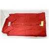 RED ONE PIECE COVERALLS SIZE 64