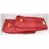 Image 1 : 2 PAIR RED ONE PIECE COVERALLS SIZE 60T